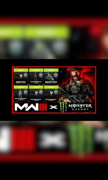 Monster Energy X Call of Duty: 15 Min 2XP Token (PC, PS5, PS4, Xbox Series X/S, Xbox One) - Call of Duty official Key - GLOBAL - 1