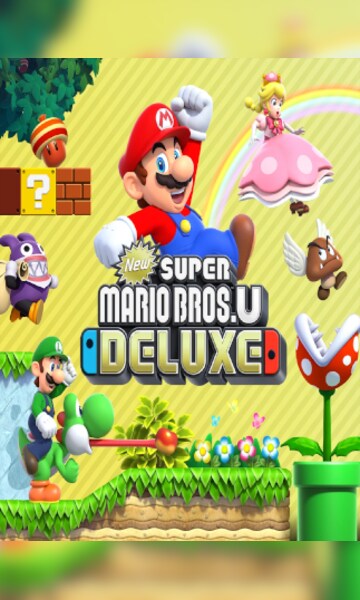 Buy New Super Mario Bros U Deluxe Eshop Key Nintendo Switch (US)