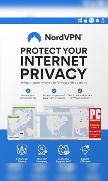 NordVPN Complete VPN Service +NordPass (PC, Android, Mac, iOS) (10 ...