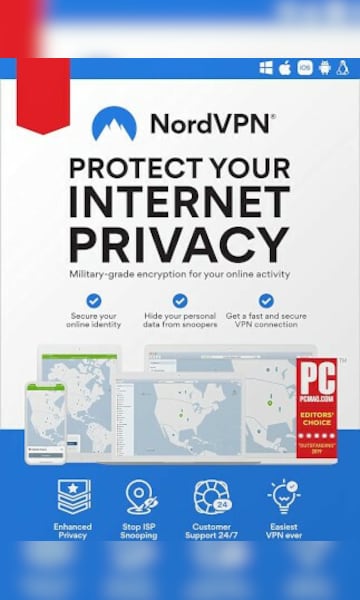 NordVPN VPN Service (PC, Android, Mac, IOS) (1 Device, 1 Jahr ...