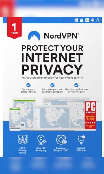 NordVPN VPN Service (PC, Android, Mac, iOS) 1 Device, 1 Year - NordVPN Key - GLOBAL - 0