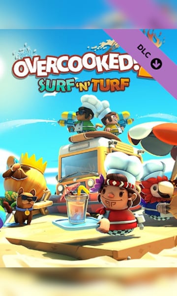 Overcooked! 2 - Surf 'n' Turf (PC) - Steam Key - GLOBAL - 0