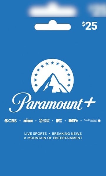 Paramount Plus Gift Card 25 USD - Paramount + Key - UNITED STATES - 0