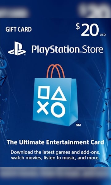 PlayStation Network - Buy 20 USD PSN Gift Card (US)