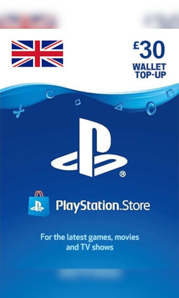 PSN Card UK 30 Pound - £30 PlayStation Network PS5/PS4 Digital Code - [Only  UK]