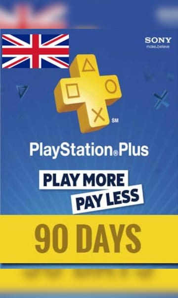 Playstation Plus CARD 90 Days PSN UNITED KINGDOM - 0