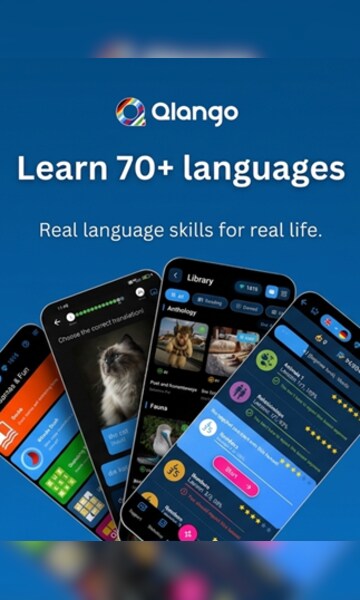 Qlango Premium Language Learning (All Languages) Lebenslang - Qlango ...