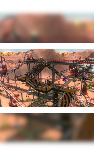 RCT3 Platinum combines the excitement and roller coaster, theme
