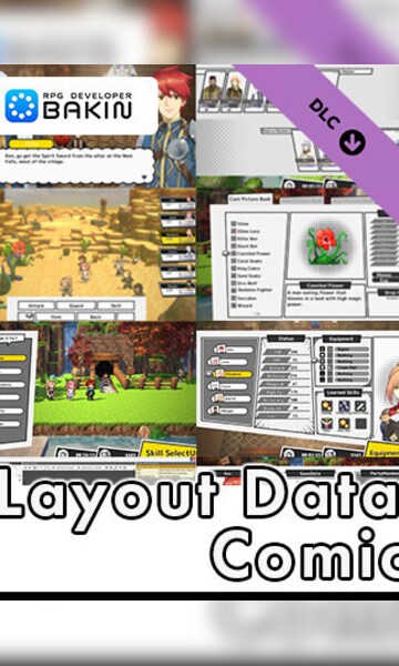 Kaufe RPG Developer Bakin Layout Data Comic (PC) - Steam Geschenk ...