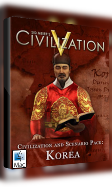 Sid Meier's Civilization V: Civilization and Scenario Pack: Korea MAC Steam Key GLOBAL - 0