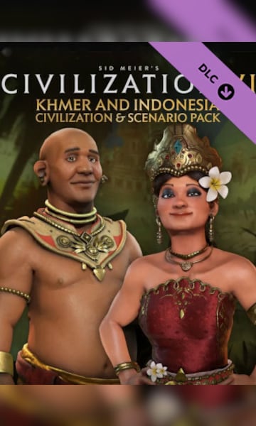 Sid Meier's Civilization VI - Khmer and Indonesia Civilization & Scenario Pack (PC) - Steam Key - GLOBAL - 0