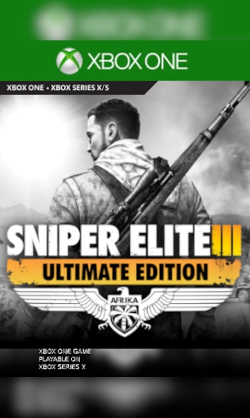 Sniper elite sale 3 xbox one