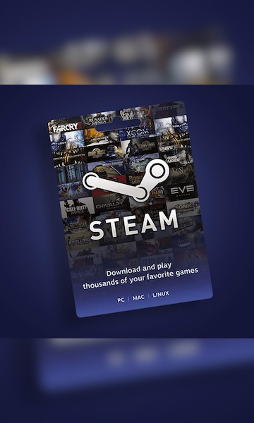 PC Game Cards, Steam Gift Cards