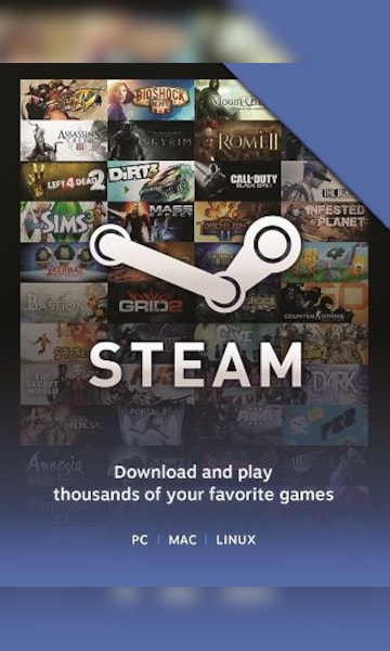 Steam Gift Card, €100