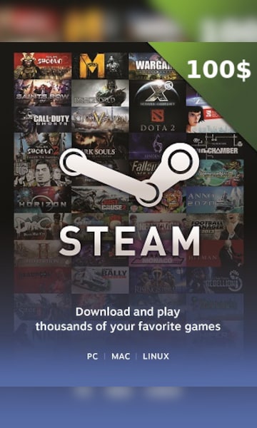 Steam Gift Card 100 USD - Steam Key - For USD Currency Only - 0