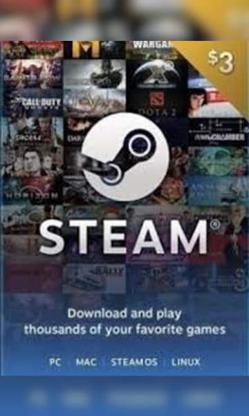 Steam Gift Card (USD 50  For USD Currency Only) STEAM digital for Windows,  Mac