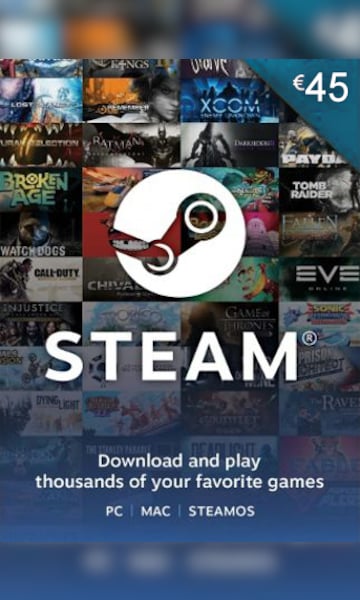 Steam Gift Card 45 EUR Steam Key - For EUR Currency Only - 0