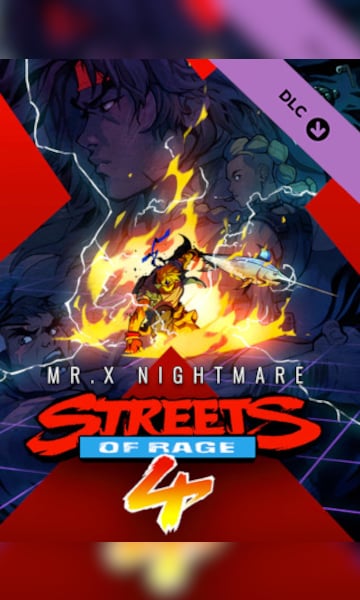 Streets of Rage 4 - Mr. X Nightmare DLC shows up on SteamDB