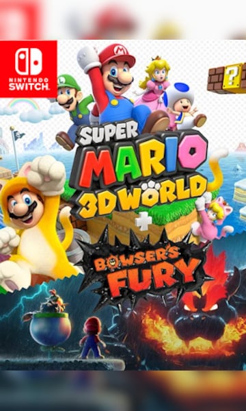 Authentic Replacement Case ONLY SUPER MARIO 3D WORLD + BOWSER'S FURY Switch  Box