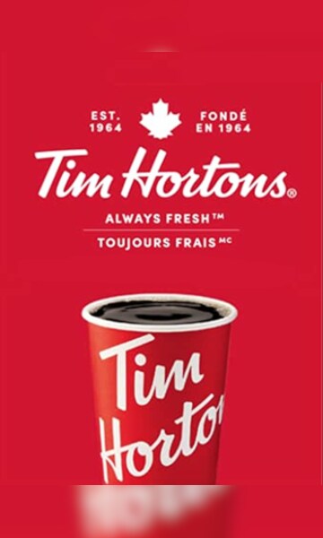 Buy Tim Hortons 15 CAD - Key - CANADA Online | G2A.COM