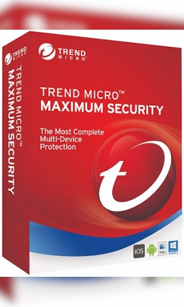 Acheter Trend Micro Maximum Security 5 Devices 3 ans - Trend Micro Clé ...