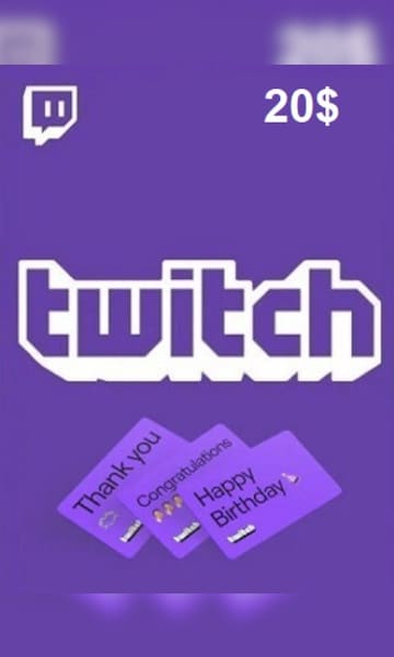 Twitch Gift Card 20 USD - twitch Key - UNITED STATES - 0