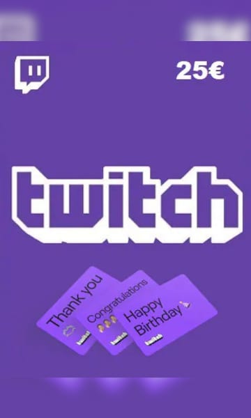 Twitch Gift Card 25 EUR - twitch Key - EUROPE - 0