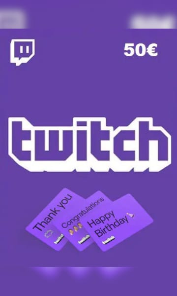 Twitch Gift Card 50 EUR - twitch Key - EUROPE - 0