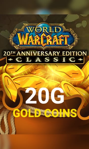 Buy WoW Classic 20th Anniversary Gold 20 G - MMOPIXEL