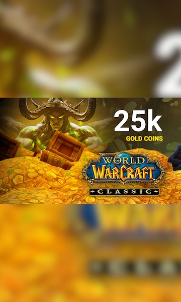 Compre WoW Classic Gold 25k - Golemagg - EUROPE - Barato - !