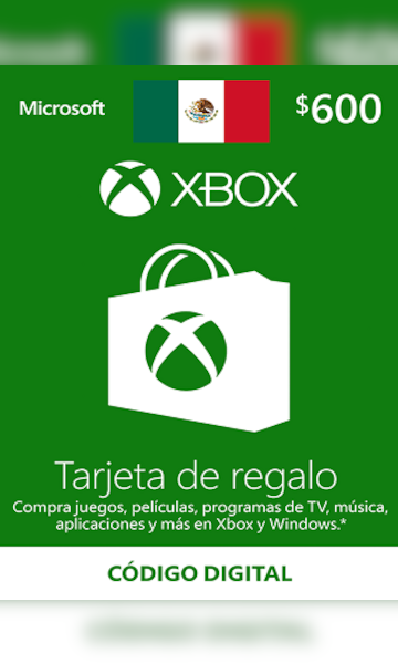 Buy XBOX Live Gift Card 600 MXN Xbox Live Key MEXICO - Cheap - !