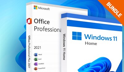 Windows 11 Professional OEM 64 Bit DVD, Office 2021 Pro Plus & Logitech  Wireless Mouse