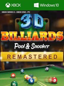 3D Billiards - Pool & Snooker - Remastered (Xbox Series X/S) - Xbox Live Key - ARGENTINA - 2