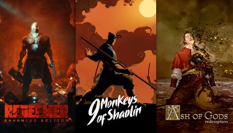 9 Monkeys of Shaolin + Ash of Gods + Redeemer: Bundle (Xbox One) - Xbox Live Key - UNITED KINGDOM - 0