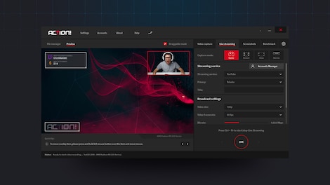 Action! - Gameplay Recording and Streaming (PC) - Steam Account - GLOBAL - 6