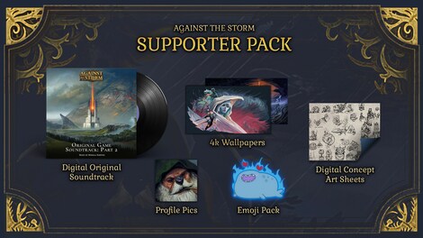 Against the Storm - Supporter Pack (PC) - Steam Gift - GLOBAL - 3
