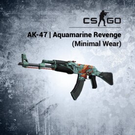 AK-47 | Aquamarine Revenge (Minimal Wear) Steam Key GLOBAL - 4
