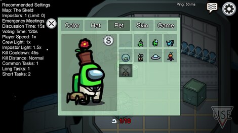 Among Us - Bedcrab Pet Bundle (PC) - Steam Key - GLOBAL - 5