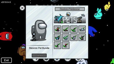 Among Us - Stickmin Pet Bundle (PC) - Steam Gift - GLOBAL - 3