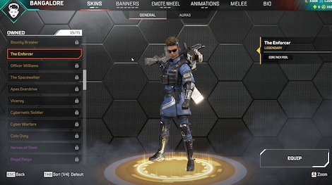 Apex Legends Account | 209 Level + 63 Legend Skins (PC) - EA App Account - GLOBAL - 9