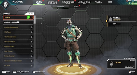 Apex Legends Account | 210 Level + 80 Legend Skins (PC) - EA App Account - GLOBAL - 33