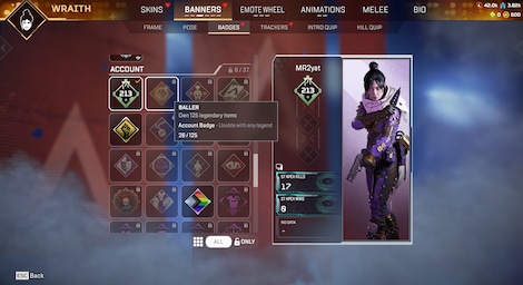 Apex Legends Account | 213 Level + 26 Legend Skins (PC) - EA App Account - GLOBAL - 17