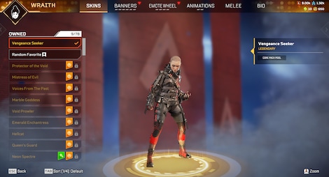 Apex Legends Account | 217 Level + 42 Legend Skins (PC) - EA App Account - GLOBAL - 19