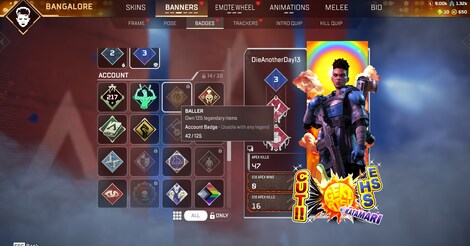 Apex Legends Account | 217 Level + 42 Legend Skins (PC) - EA App Account - GLOBAL - 9