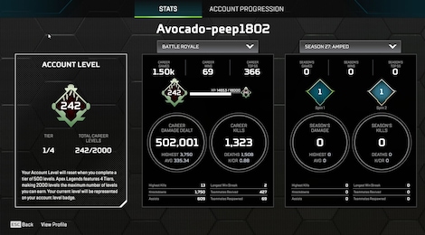 Apex Legends Account | 242 Level + 69 Legend Skins (PC) - EA App Account - GLOBAL - 44