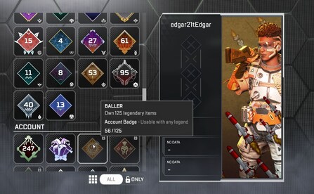 Apex Legends Account | 247 Level + 56 Legend Skins (PC) - EA App Account - GLOBAL - 8
