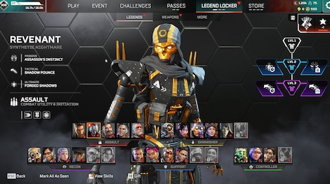 Apex Legends Account | 308 Level + 59 Legend Skins (PC) - EA App Account - GLOBAL - 5