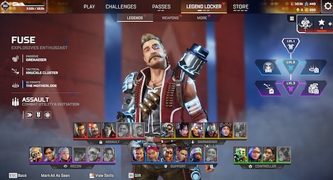 Apex Legends Account | 311 Level + 1 Heirloom + 51 Legend Skins (PC) - EA App Account - GLOBAL - 4
