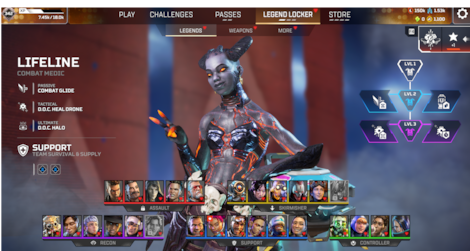 Apex Legends Account | 342 Level + 69 Legend Skins (PC) - EA App Account - GLOBAL - 18