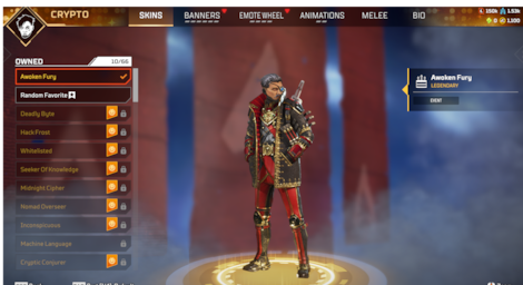 Apex Legends Account | 342 Level + 69 Legend Skins (PC) - EA App Account - GLOBAL - 16